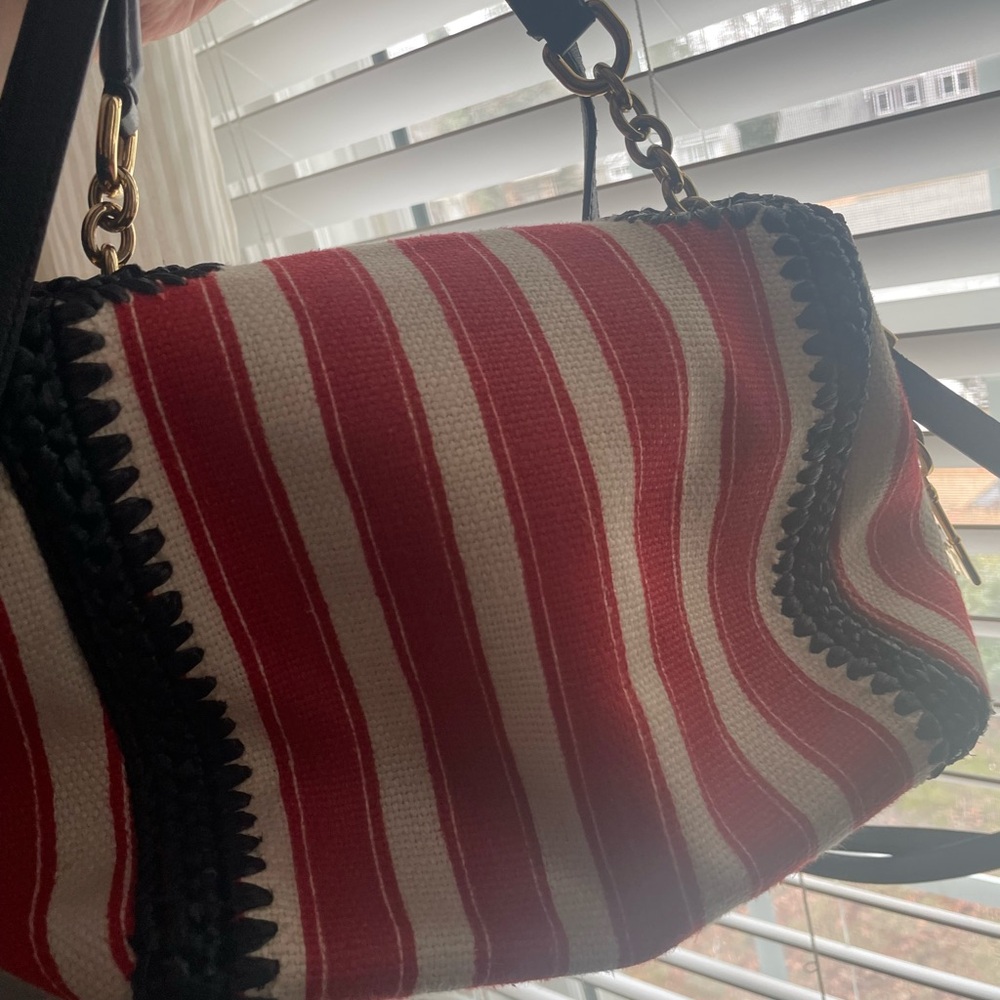 Authentictic Dolce and Gabbana raffia trimmed handle bag - Picture 11 of 14